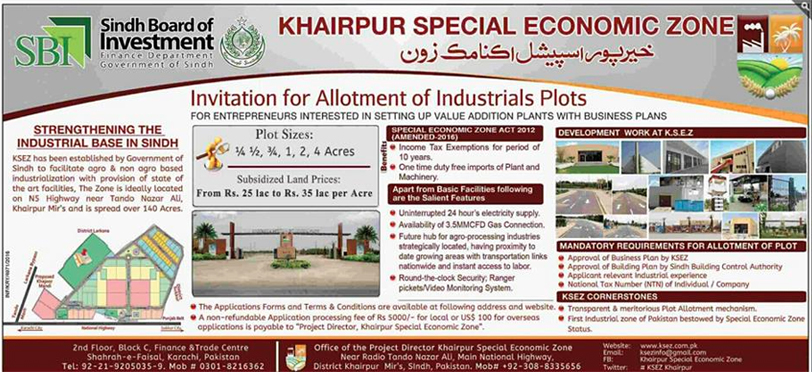 Sindh Seeks Centre's Approval for two Projects